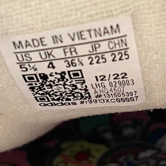 ADIDAS Originals Adi 2000 X Hello Kitty Sneakers Size 5.5 NWOB Novelty Artsy - Picture 9 of 10